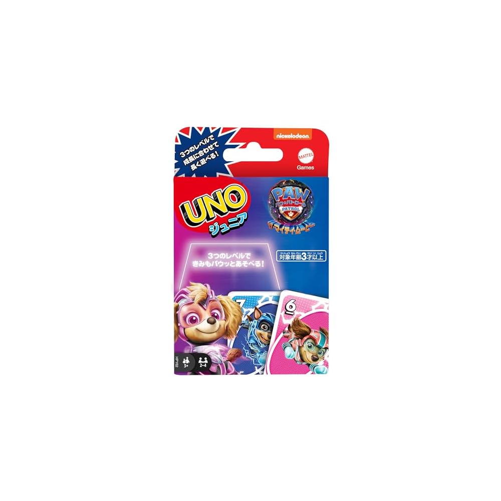 Mattel UNO Junior Paw Patrol The Mighty Movie Card Game Educational Game for 2-4 Players Ages 3 and Up
Mattel UNO Junior Paw Patrol The Mighty Movie Card Game Educational Game for 2-4 Players Ages 3 and Up