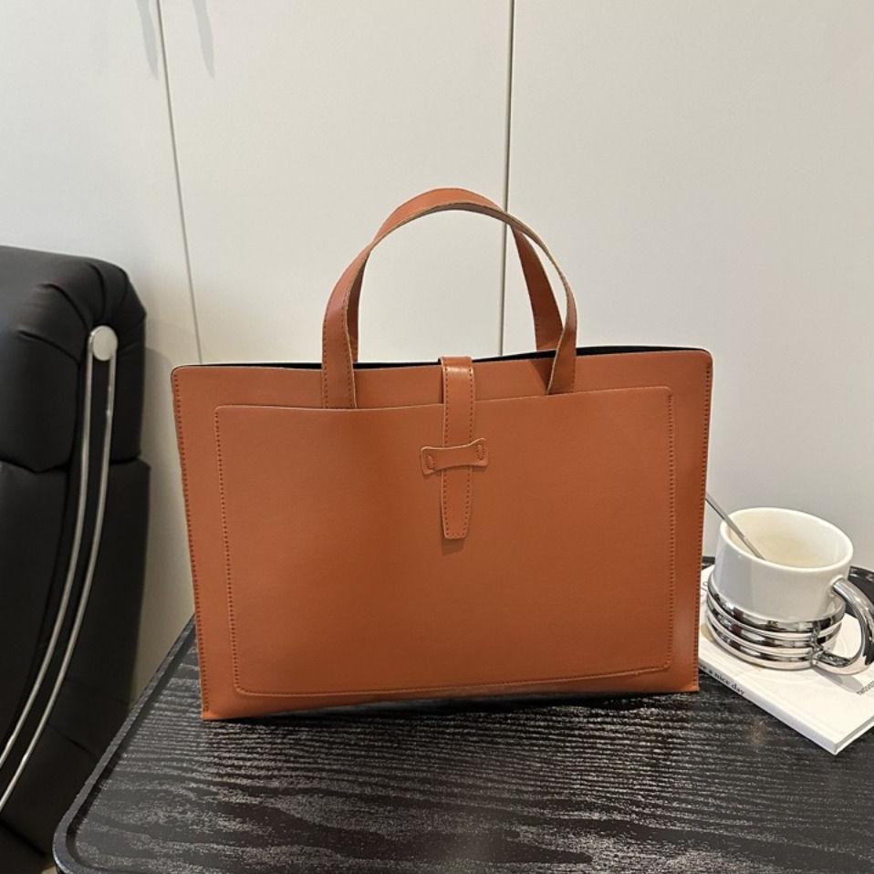 PU Leather Briefcase Office Laptop Handbag New File Tote Bag Travel синій 
PU Leather Briefcase Office Laptop Handbag New File Tote Bag Travel синій