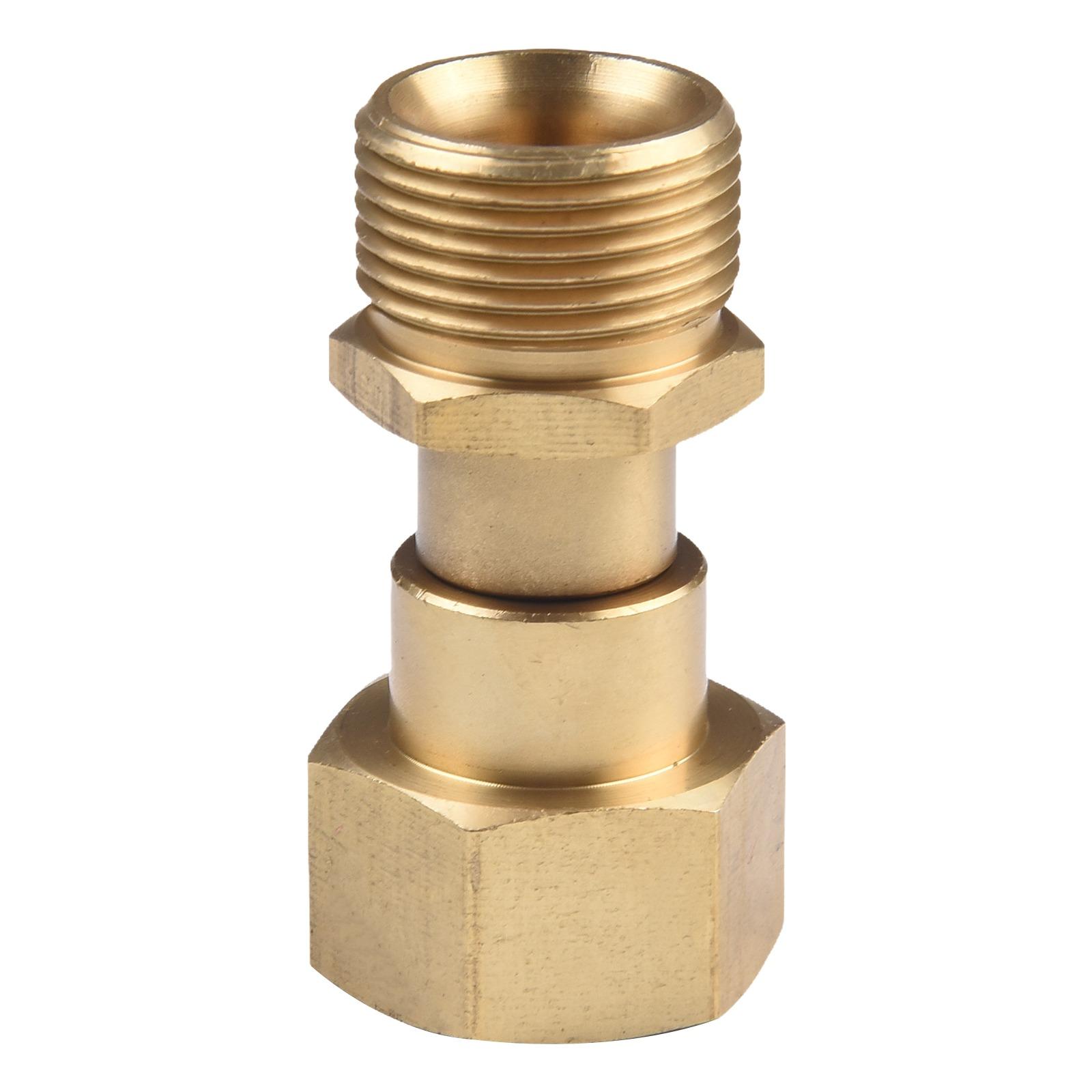 Pressure Washer Hose Fitting Adapter M22 14mm Brass Swivel Joint Connector for Enhanced Hose Movement and Longevity
Pressure Washer Hose Fitting Adapter M22 14mm Brass Swivel Joint Connector for Enhanced Hose Movement and Longevity