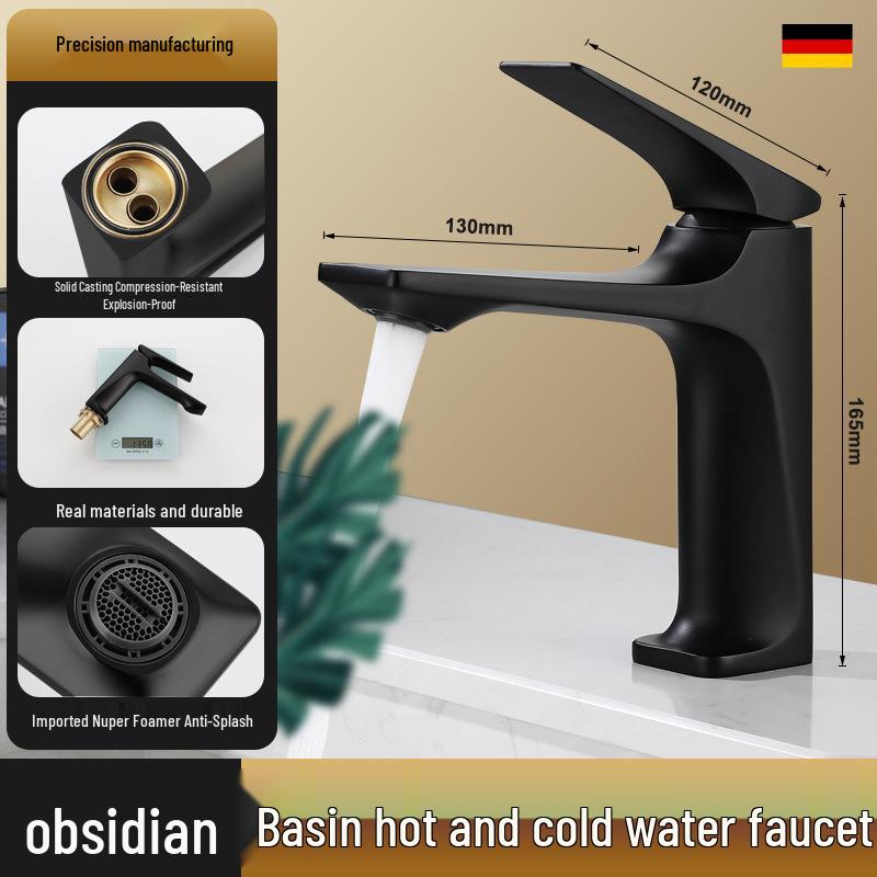 Copper Core Bathroom Faucet - Anti-Splash, Hot & Cold Water for Sink & Countertop Without Inlet Pipe
Copper Core Bathroom Faucet - Anti-Splash, Hot & Cold Water for Sink & Countertop Without Inlet Pipe
