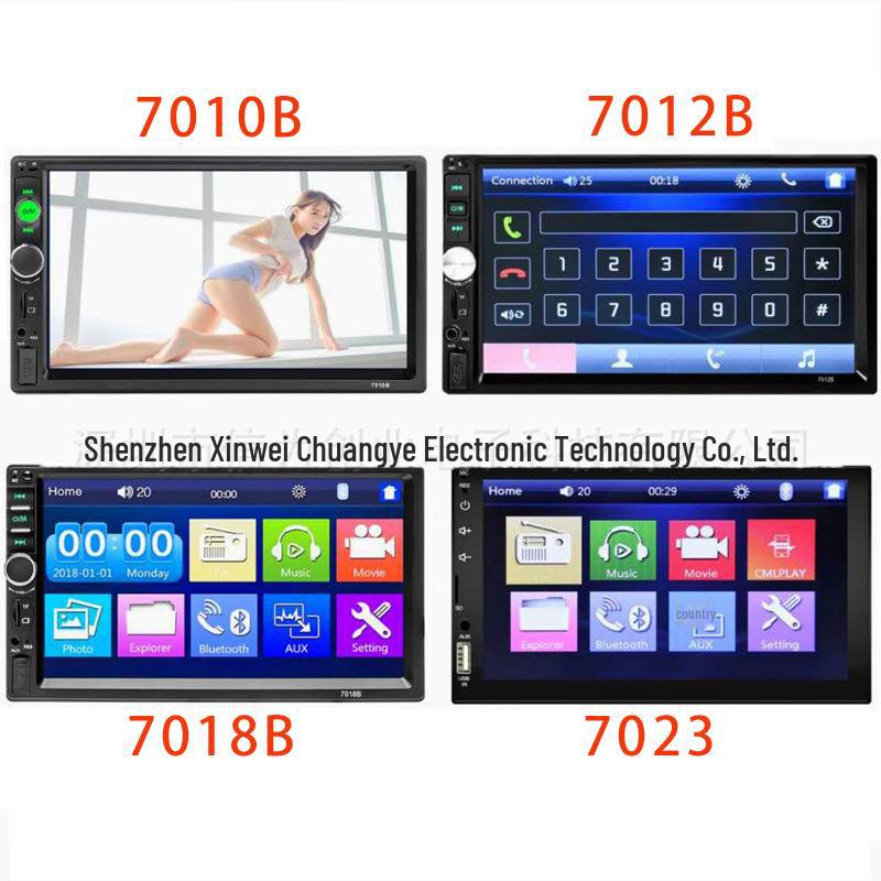 Автомобильное радио 7 Dual DIN Bluetooth с возможностью подключения мобильного телефона и поддержкой камеры заднего вида 7018B
Автомобильное радио 7 Dual DIN Bluetooth с возможностью подключения мобильного телефона и поддержкой камеры заднего вида 7018B