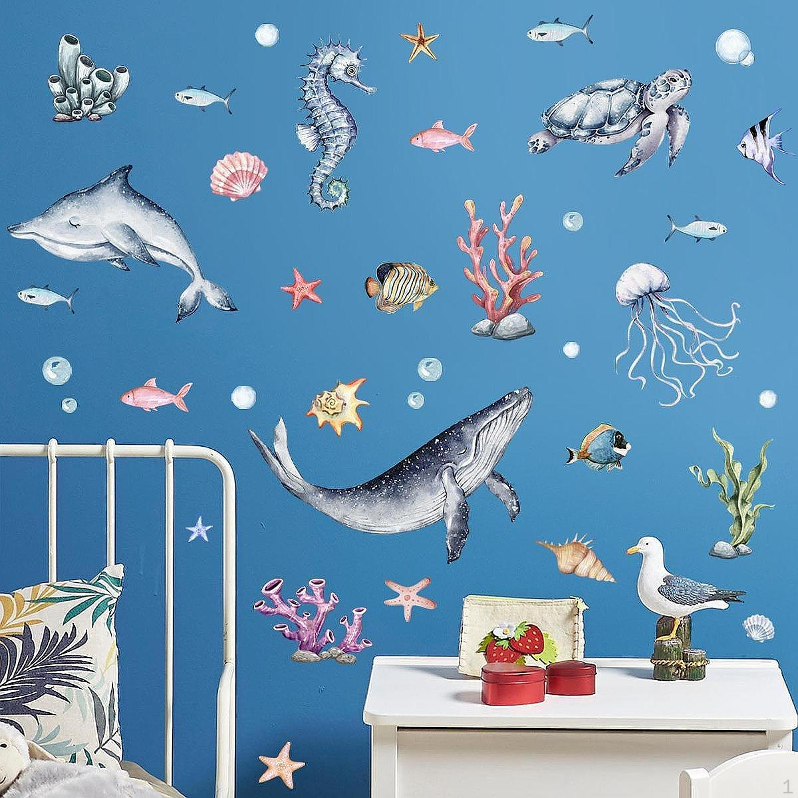3Pcs Underwater World Glow in The Dark Wall Stickers Luminous Decals Party Favor Diner Sea Art
3Pcs Underwater World Glow in The Dark Wall Stickers Luminous Decals Party Favor Diner Sea Art