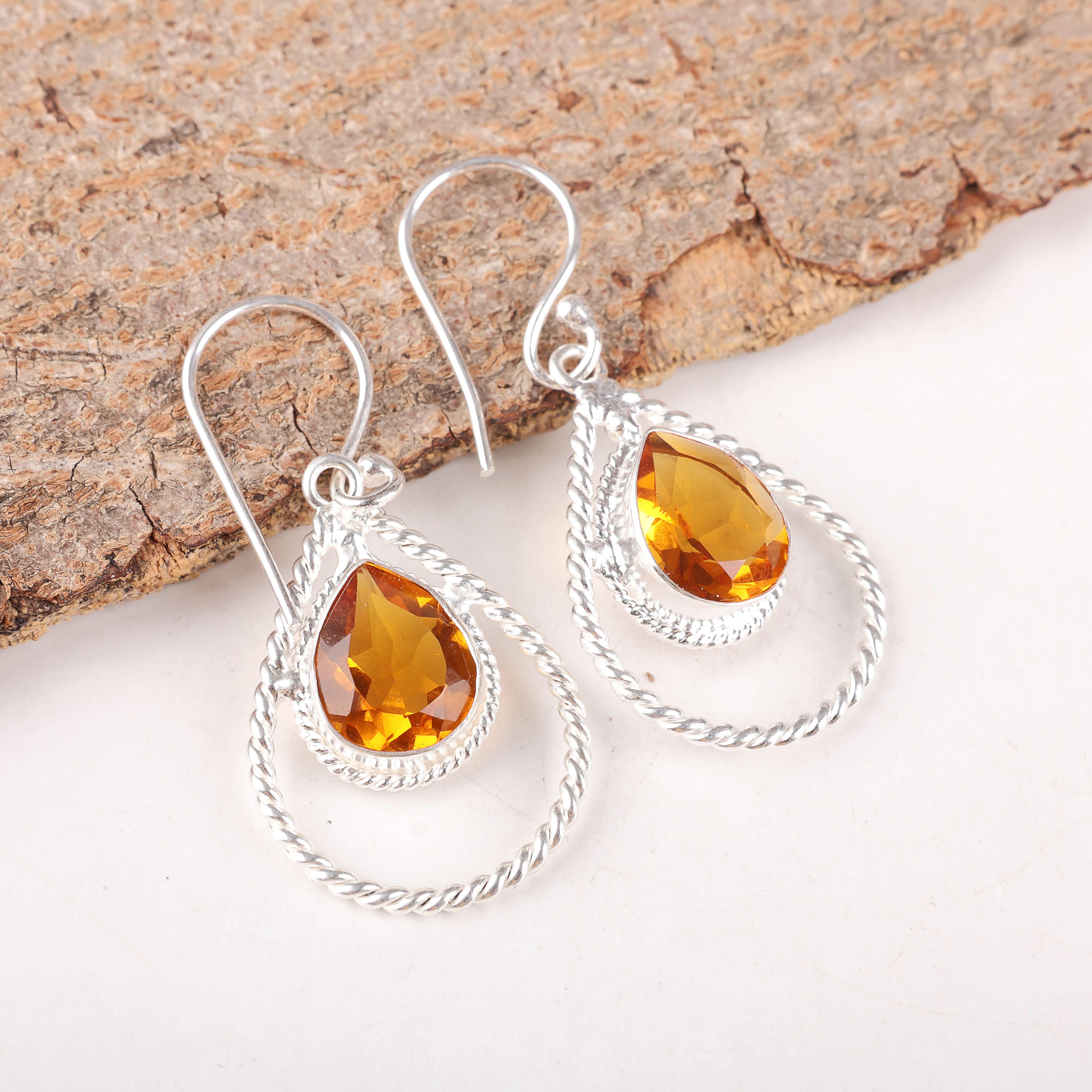 Citrine Gemstone Jewelry, 925 Solid Sterling Silver Earrings, Handmade Beautiful Earrings For Wedding Gift 1.70 Inches оранжевый
Citrine Gemstone Jewelry, 925 Solid Sterling Silver Earrings, Handmade Beautiful Earrings For Wedding Gift 1.70 Inches оранжевый