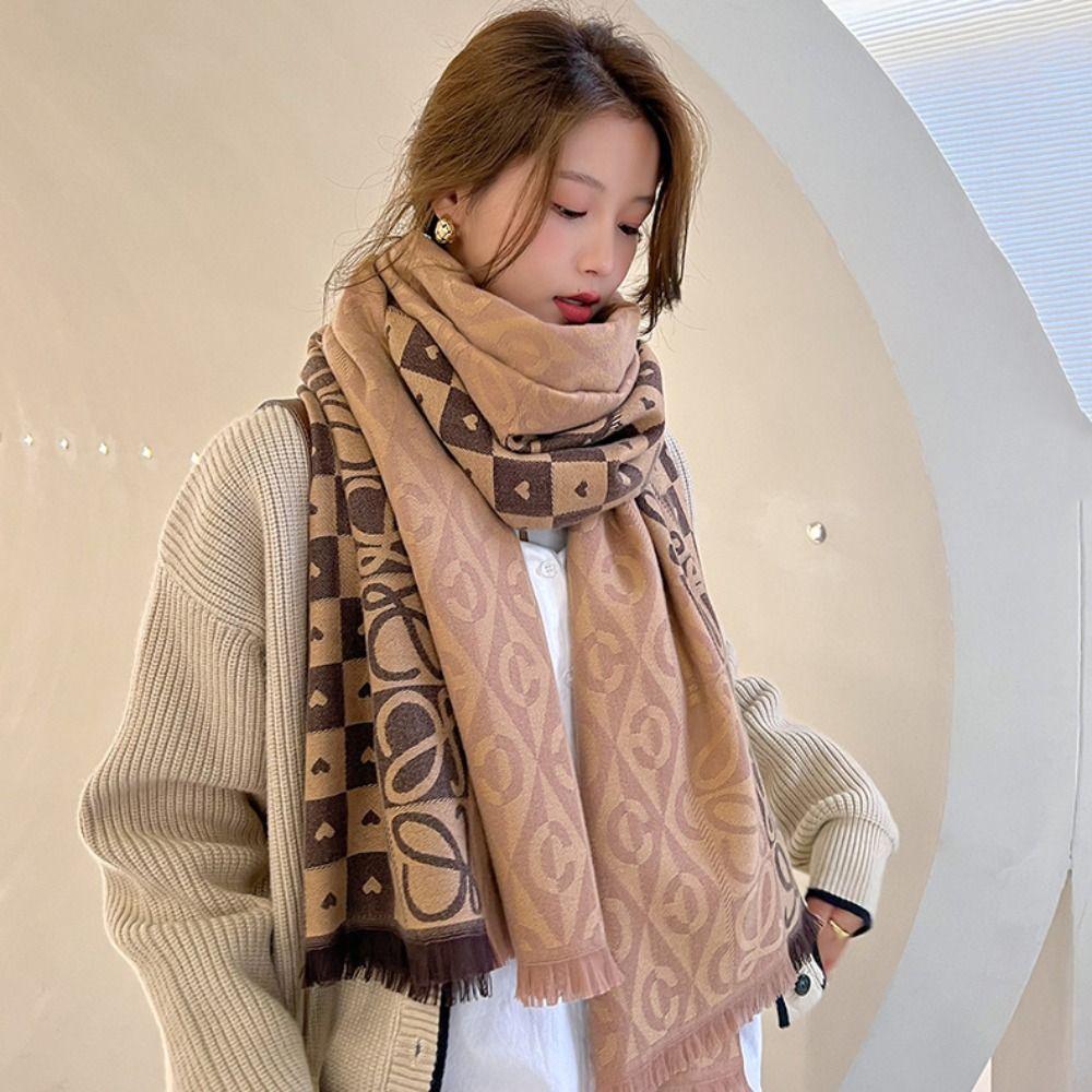 Wraps Plaid Knitted Scarf Patchwork Winter Neck Scarf Fashion Long Warm Lattice Shawl Female/Girls
Wraps Plaid Knitted Scarf Patchwork Winter Neck Scarf Fashion Long Warm Lattice Shawl Female/Girls