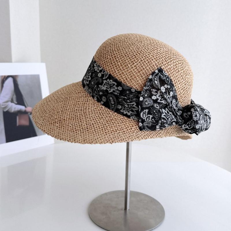 French Luxurious Tie Dye Walnut Flower Silk Bow Fisherman Hat Women Handmade From Rattan Sunshade Cap From Sun 56-58CM чорний
French Luxurious Tie Dye Walnut Flower Silk Bow Fisherman Hat Women Handmade From Rattan Sunshade Cap From Sun 56-58CM чорний