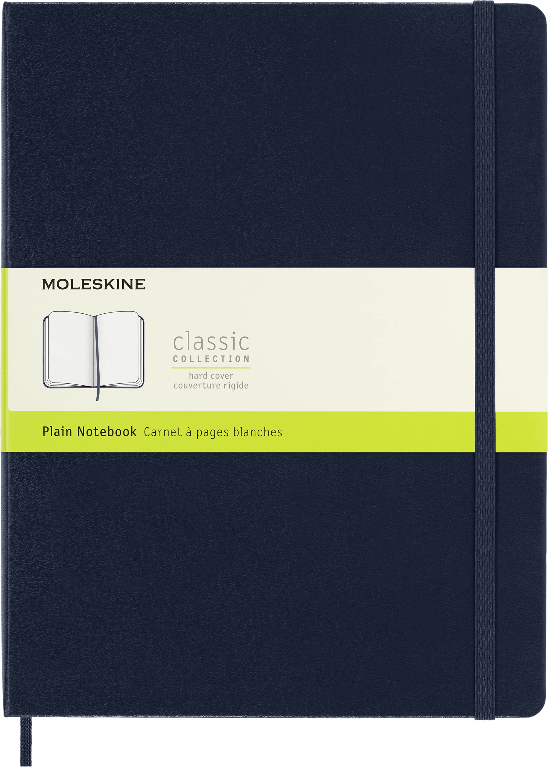 Moleskine Classic Notebook, Extra Large, Plain, Sapphire Blue, Hard Cover (7.5 x 10)
Moleskine Classic Notebook, Extra Large, Plain, Sapphire Blue, Hard Cover (7.5 x 10)