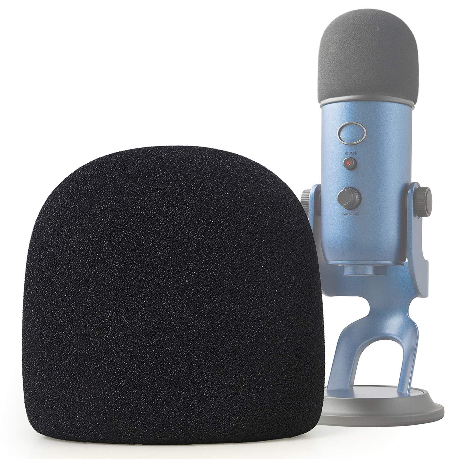 SUNMON Microphone Foam Windscreen Cover for Blue Yeti Yeti X Microphone Pop Filter Mask Shield also fits MXL and Yeti, Pro, Microphone, Audio-Technica
SUNMON Microphone Foam Windscreen Cover for Blue Yeti Yeti X Microphone Pop Filter Mask Shield also fits MXL and Yeti, Pro, Microphone, Audio-Technica