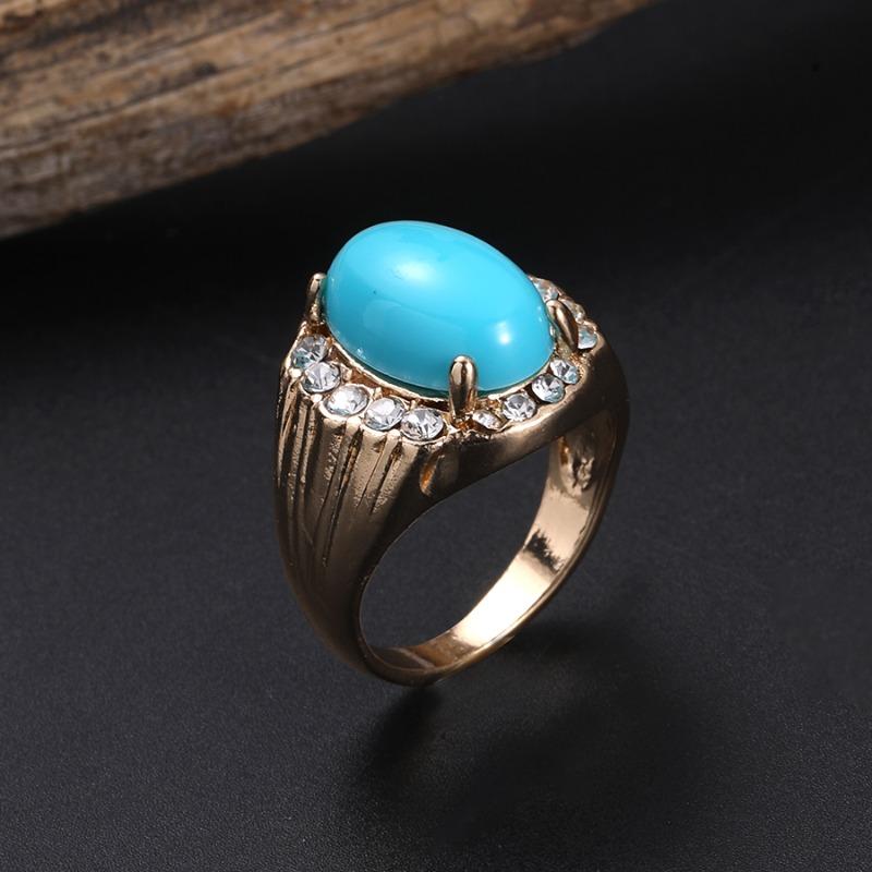 Жіночі каблучки Huajie Овальний синій камінь Навколо блискучий циркон Чарівний Банкетна вечірка Каблучка Тренд 10 золотий
Жіночі каблучки Huajie Овальний синій камінь Навколо блискучий циркон Чарівний Банкетна вечірка Каблучка Тренд 10 золотий