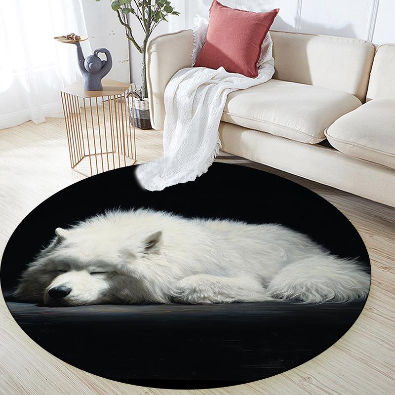 Black Dog pattern round rug,Carpet Rug for Living Room Bedroom Sofa Playroom Decor,Non-slip Floor Mat,Holiday Gifts and Birthday Gifts. 80cmx80cm
Black Dog pattern round rug,Carpet Rug for Living Room Bedroom Sofa Playroom Decor,Non-slip Floor Mat,Holiday Gifts and Birthday Gifts. 80cmx80cm