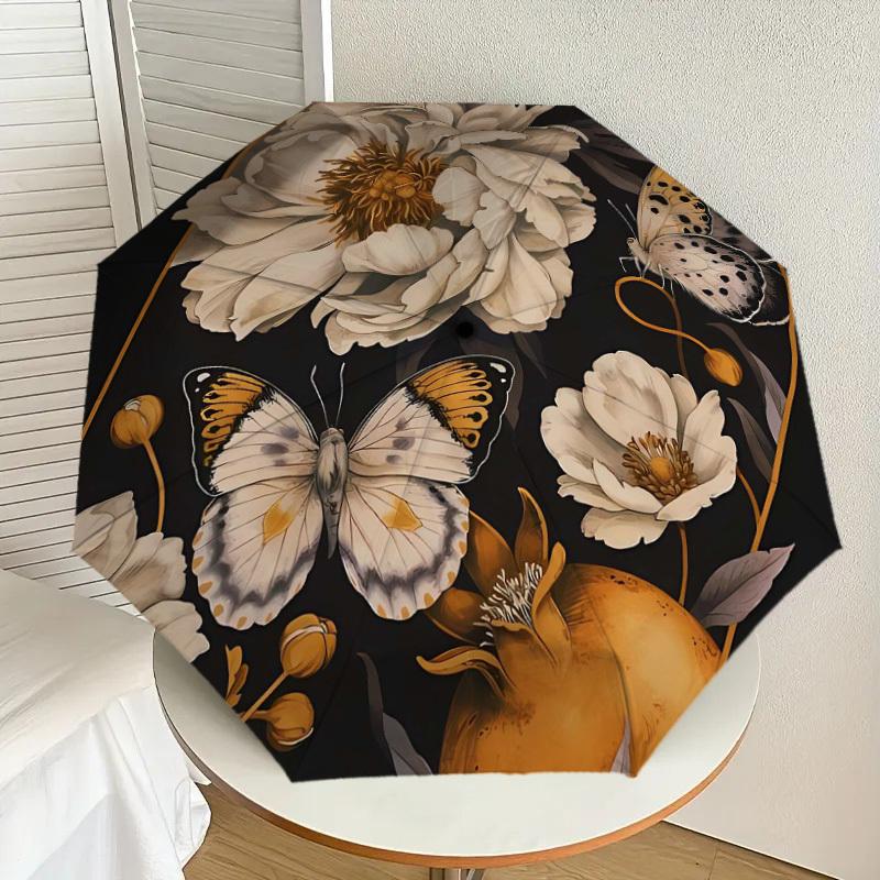 1pc Floral Butterfly Garden Design Umbrella with Plastic Handle,Suitable for All Seasons Home Travel Outdoor UmbrellaDD407
1pc Floral Butterfly Garden Design Umbrella with Plastic Handle,Suitable for All Seasons Home Travel Outdoor UmbrellaDD407