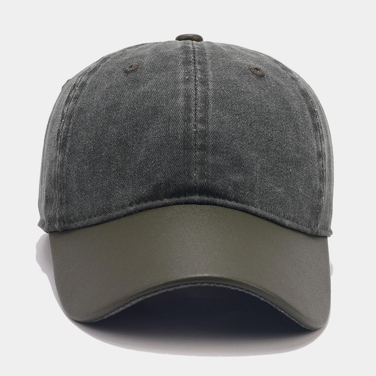 Ретро кожаная шляпа контрастного цвета бейсболка с мягким верхом, демонстрирующая маленькую европейскую и американскую модную бейсболку, закрывающую мужчин и женщин M(56-58cm)
Ретро кожаная шляпа контрастного цвета бейсболка с мягким верхом, демонстрирующая маленькую европейскую и американскую модную бейсболку, закрывающую мужчин и женщин M(56-58cm)