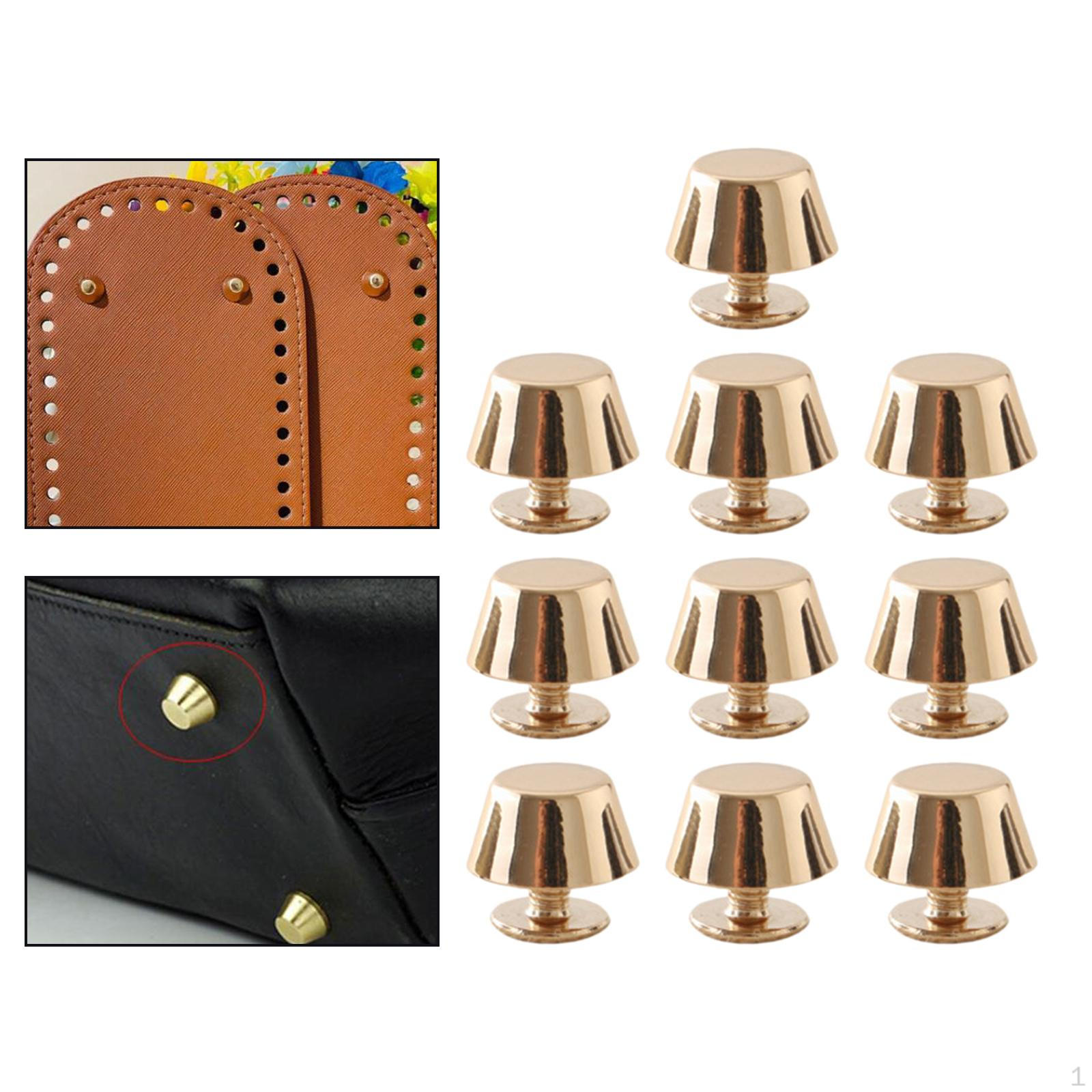 10/ Ножки на винтах с заклепками Металлические заклепки Gold 10Pcs
10/ Ножки на винтах с заклепками Металлические заклепки Gold 10Pcs
