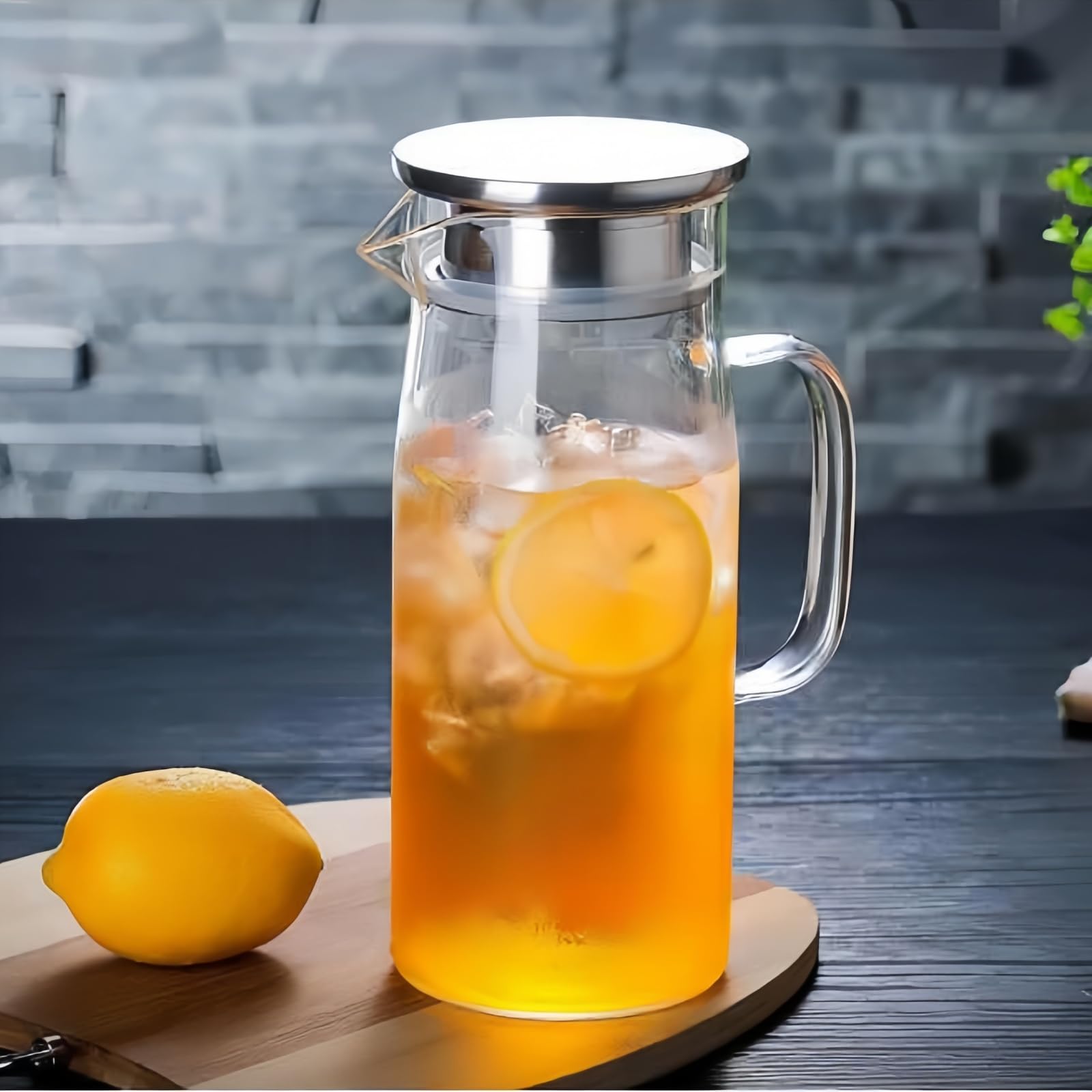 BDHD Tea Cold Tea Pot with Tea Glass Barley Tea Black Tea Suitable for and More Steel Teapot, Heat-Resistant Glass, Caddy, Strainer,
BDHD Tea Cold Tea Pot with Tea Glass Barley Tea Black Tea Suitable for and More Steel Teapot, Heat-Resistant Glass, Caddy, Strainer,