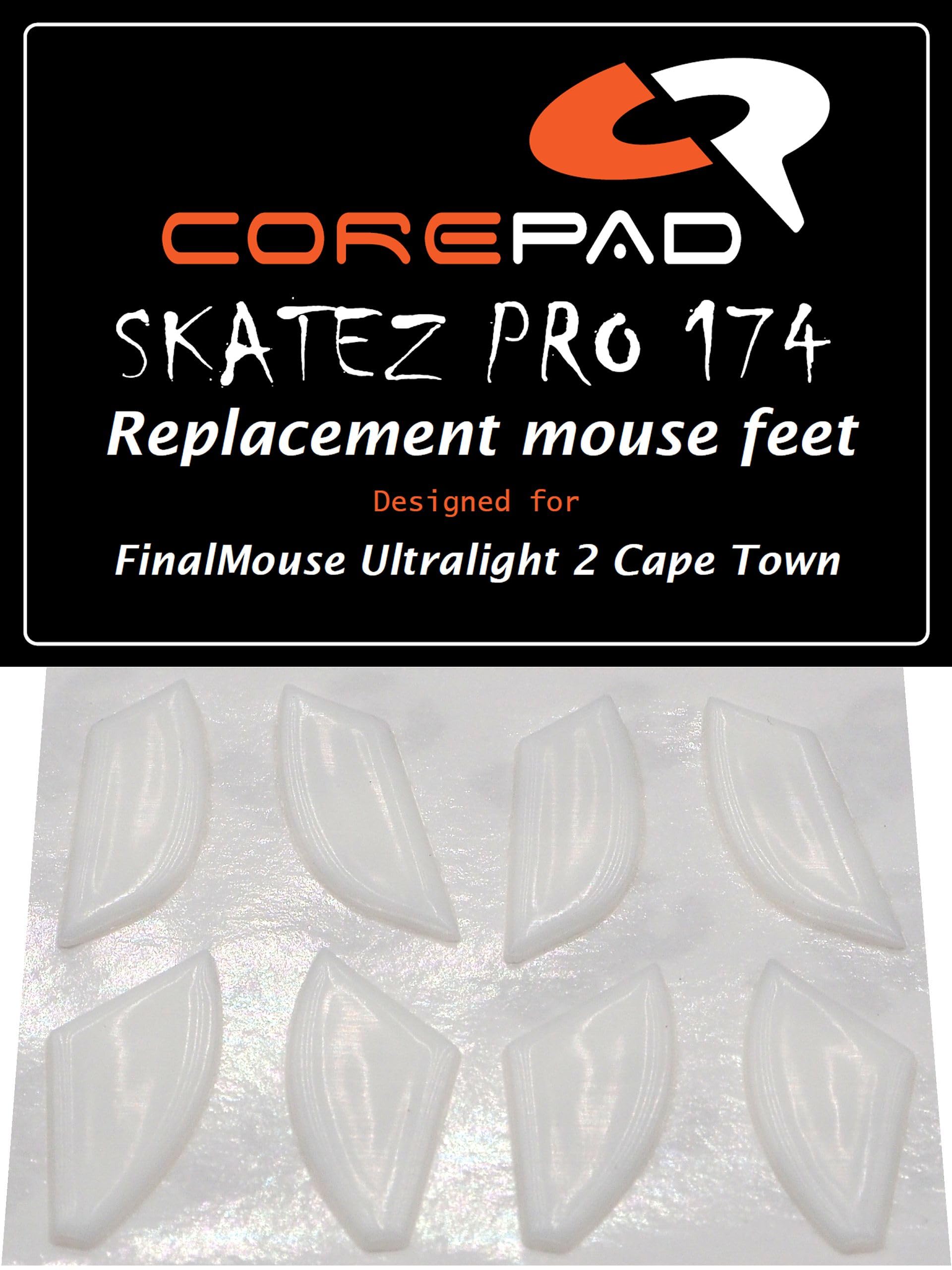 Corepad Skatez PRO FinalMouse Ultralight 2 Cape Town Mouse Sole 2set (PRO)
Corepad Skatez PRO FinalMouse Ultralight 2 Cape Town Mouse Sole 2set (PRO)