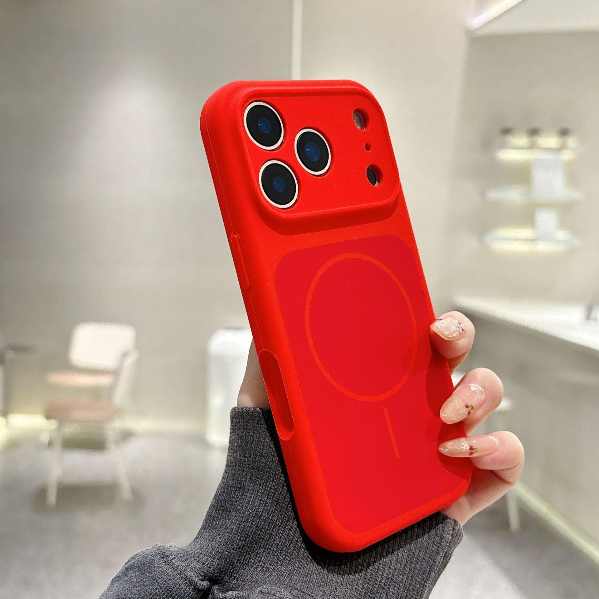 Applicable to iPhone17ProMax mobile phone case two-color liquid silicone magnetic suction Apple 16ai button all-inclusive lens iPhone13
Applicable to iPhone17ProMax mobile phone case two-color liquid silicone magnetic suction Apple 16ai button all-inclusive lens iPhone13