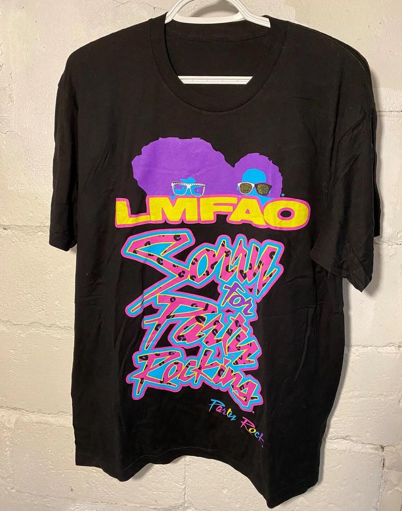 Band LMFAO Sorry for Party Rocking Tour T shirt Full Size S-5XL 1 side Unisex T-Shirt S
Band LMFAO Sorry for Party Rocking Tour T shirt Full Size S-5XL 1 side Unisex T-Shirt S