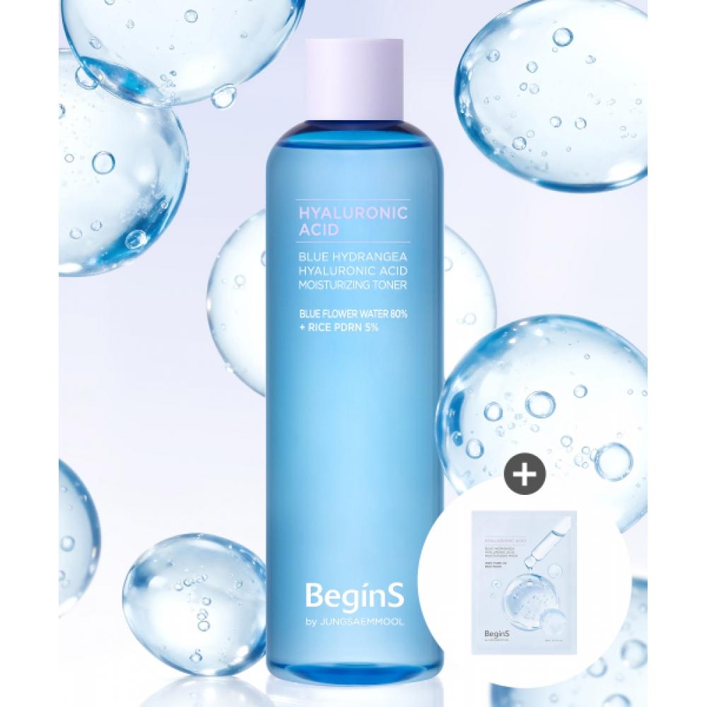 Begins Blue Hydrangea Hyaluronic Acid Moisture Toner 300ml 1 Free Moisture Mask hyaluronic acid moisture toner
Begins Blue Hydrangea Hyaluronic Acid Moisture Toner 300ml 1 Free Moisture Mask hyaluronic acid moisture toner