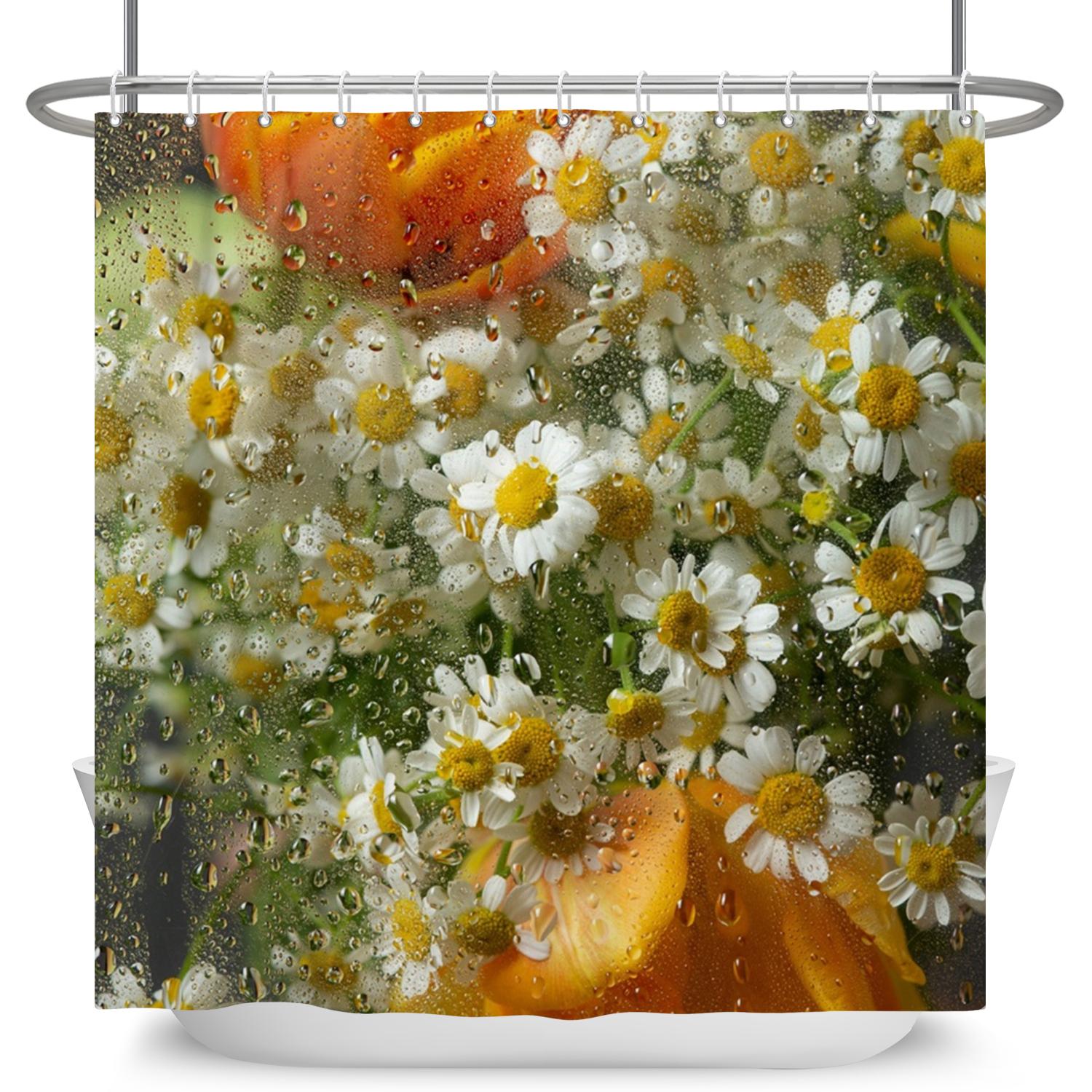 Funny Sunflower Shower Curtain Spring Autumn Flowers Bath Curtains Modern Polyester Waterproof Garden Bathtub Screen With Hooks 90x180cm
Funny Sunflower Shower Curtain Spring Autumn Flowers Bath Curtains Modern Polyester Waterproof Garden Bathtub Screen With Hooks 90x180cm
