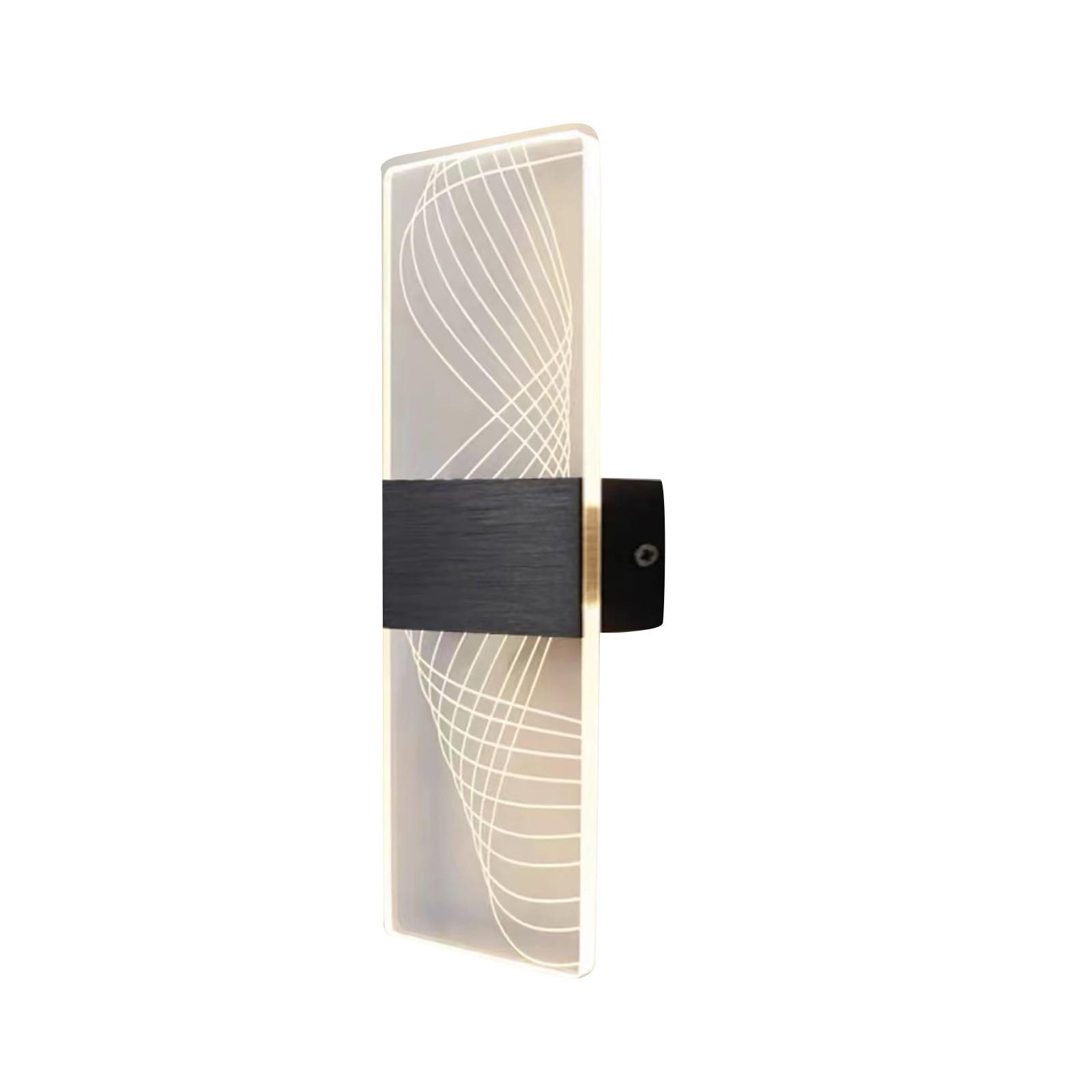 Светодиодный прикроватный светильник для спальни, креативный акриловый настенный светильник для гостевой комнаты, кабинета, гостиной One Size чёрный
Светодиодный прикроватный светильник для спальни, креативный акриловый настенный светильник для гостевой комнаты, кабинета, гостиной One Size чёрный