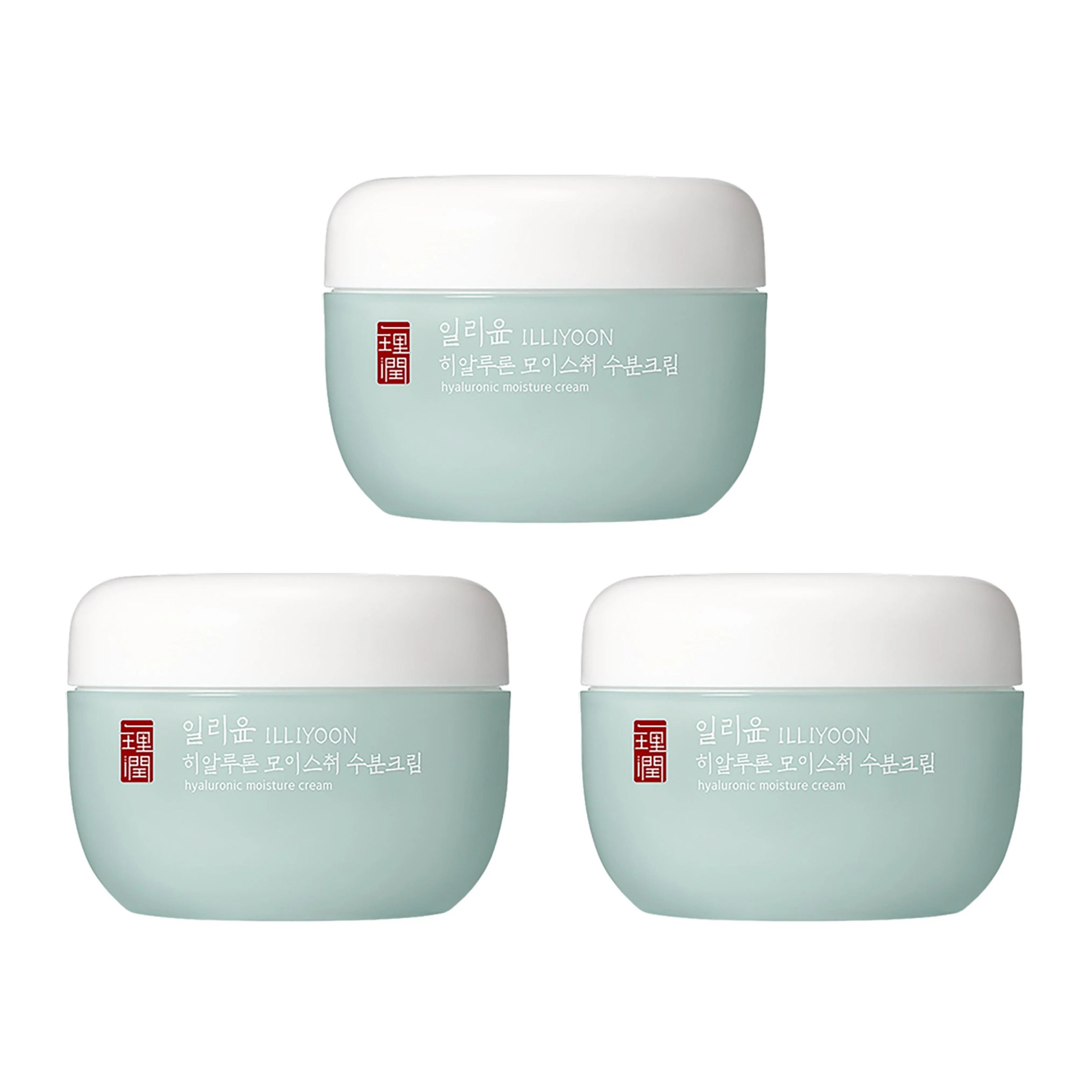 Illiyoon Hyaluron Moisturizing Cream 100ml x 3
Illiyoon Hyaluron Moisturizing Cream 100ml x 3