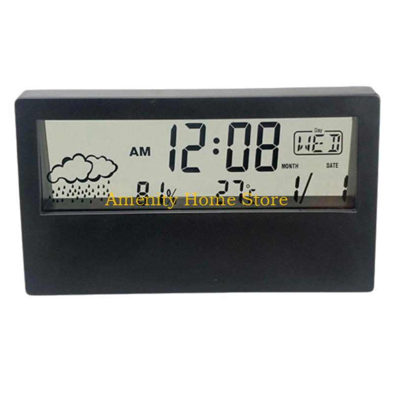 F26C Weather Stations Temperature Meter Large Display Indoor Thermometers Hygrometer Gauges with Time Display чёрный
F26C Weather Stations Temperature Meter Large Display Indoor Thermometers Hygrometer Gauges with Time Display чёрный