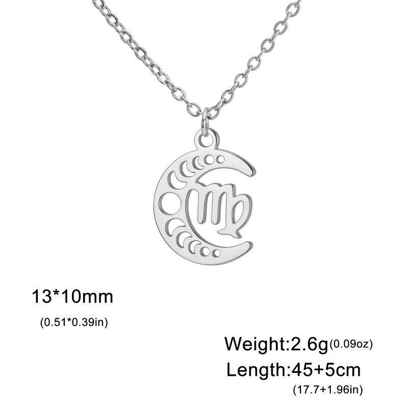 Twelve Constellations Cancer Necklace – Trendy Stainless Steel Pendant for Men and Women
Twelve Constellations Cancer Necklace – Trendy Stainless Steel Pendant for Men and Women
