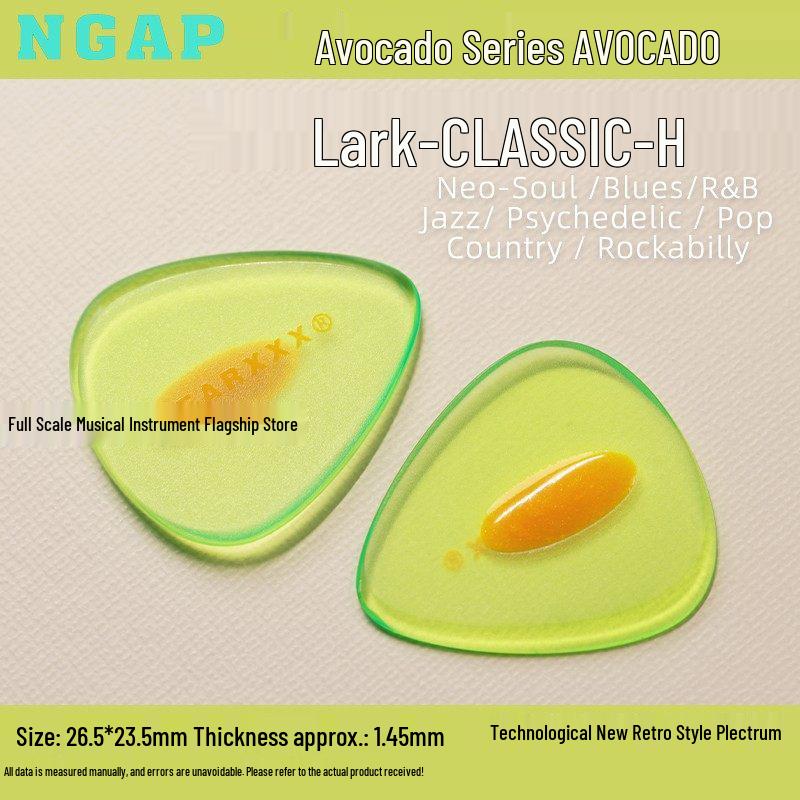 GEARXXX Handmade NGAP Series Speed Picking Electric & Bass Guitar Jazz Pick
GEARXXX Handmade NGAP Series Speed Picking Electric & Bass Guitar Jazz Pick