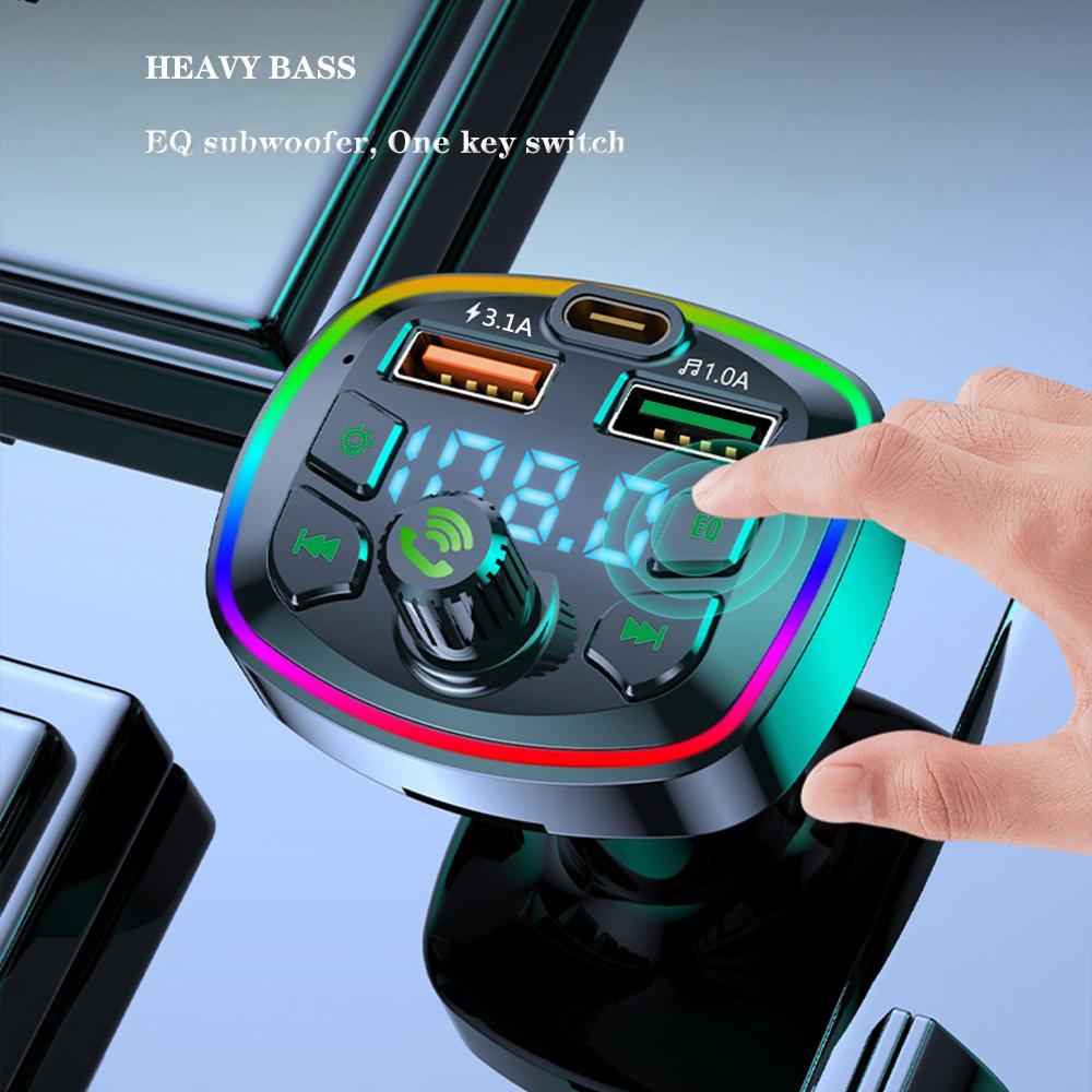 Q7 Bluetooth автомобильное зарядное устройство автомобильный FM-передатчик Bluetooth Hands Free Mp3 True 3.1A двойной порт USB PD зарядка чёрный
Q7 Bluetooth автомобильное зарядное устройство автомобильный FM-передатчик Bluetooth Hands Free Mp3 True 3.1A двойной порт USB PD зарядка чёрный