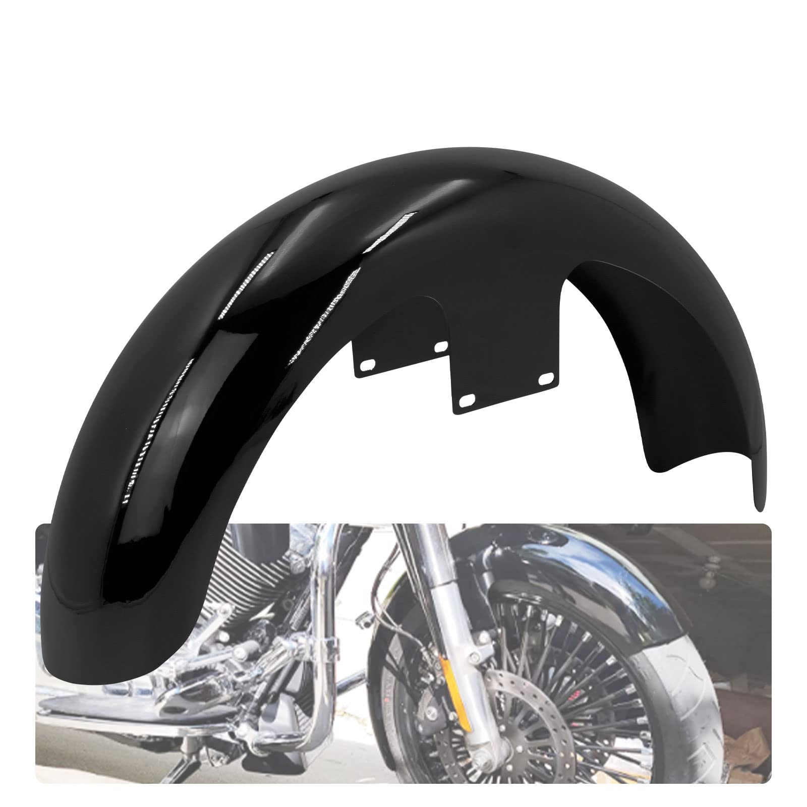 HDBUBALUS Мотоциклетное переднее крыло брызговик грязезащитный щиток сталь для Harley Touring Road King Electra Glide Street Glide глянцевый 1996-2022 (Для 19
HDBUBALUS Мотоциклетное переднее крыло брызговик грязезащитный щиток сталь для Harley Touring Road King Electra Glide Street Glide глянцевый 1996-2022 (Для 19