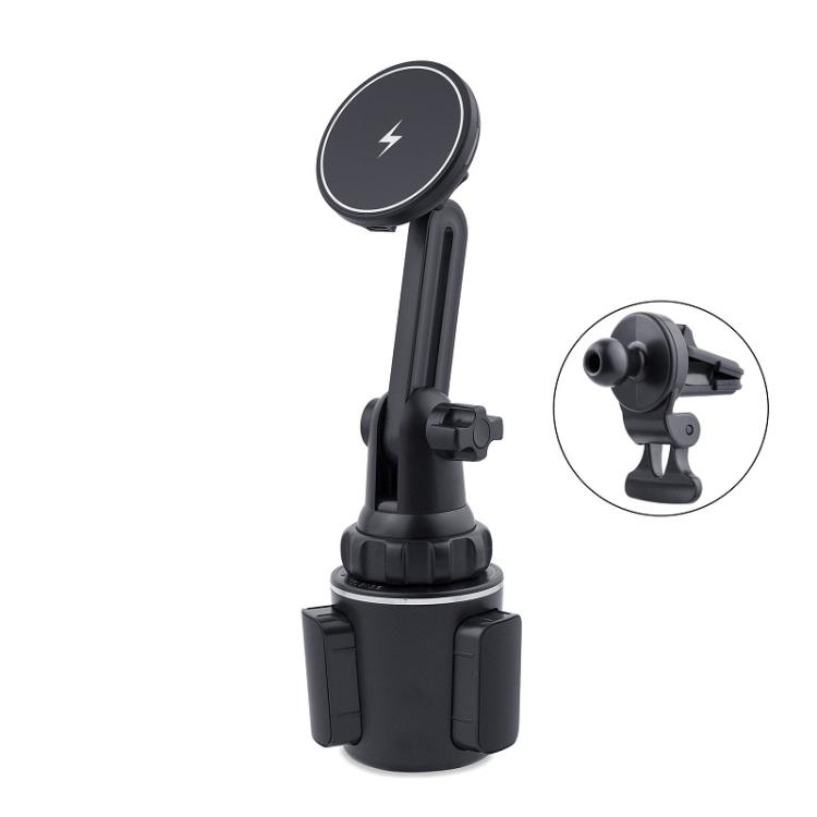Car Water Cup Holder MagSafe Wireless Charging Bracket Black чёрный
Car Water Cup Holder MagSafe Wireless Charging Bracket Black чёрный