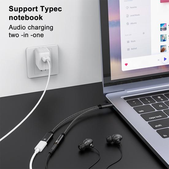 Audio Adapter Cable 2-In-1 Earphone Fast Charging Type-C Dac Decoding Pd To 3.5Mm/Type-C Jack Audio Patch серый
Audio Adapter Cable 2-In-1 Earphone Fast Charging Type-C Dac Decoding Pd To 3.5Mm/Type-C Jack Audio Patch серый