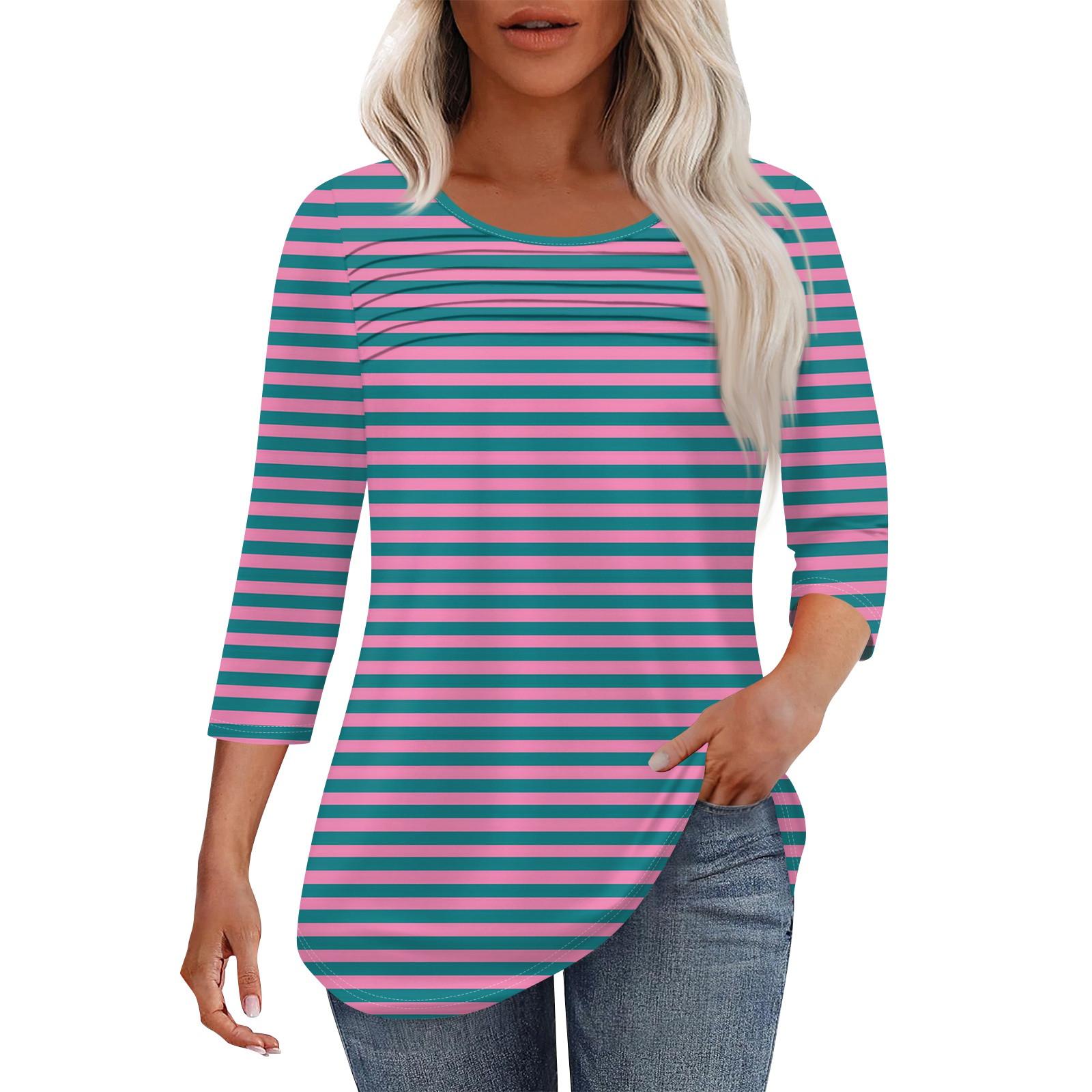 Женская мода круглый вырез шея плиссированная передняя планка с принтом рукав 3/4 топ M
Женская мода круглый вырез шея плиссированная передняя планка с принтом рукав 3/4 топ M