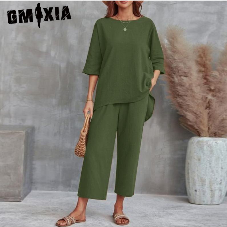 GMXIA Summer Women s Cotton and Linen Two-piece Set, Fashionable and Elegant, Casual and Loose Suit S оранжевый
GMXIA Summer Women s Cotton and Linen Two-piece Set, Fashionable and Elegant, Casual and Loose Suit S оранжевый