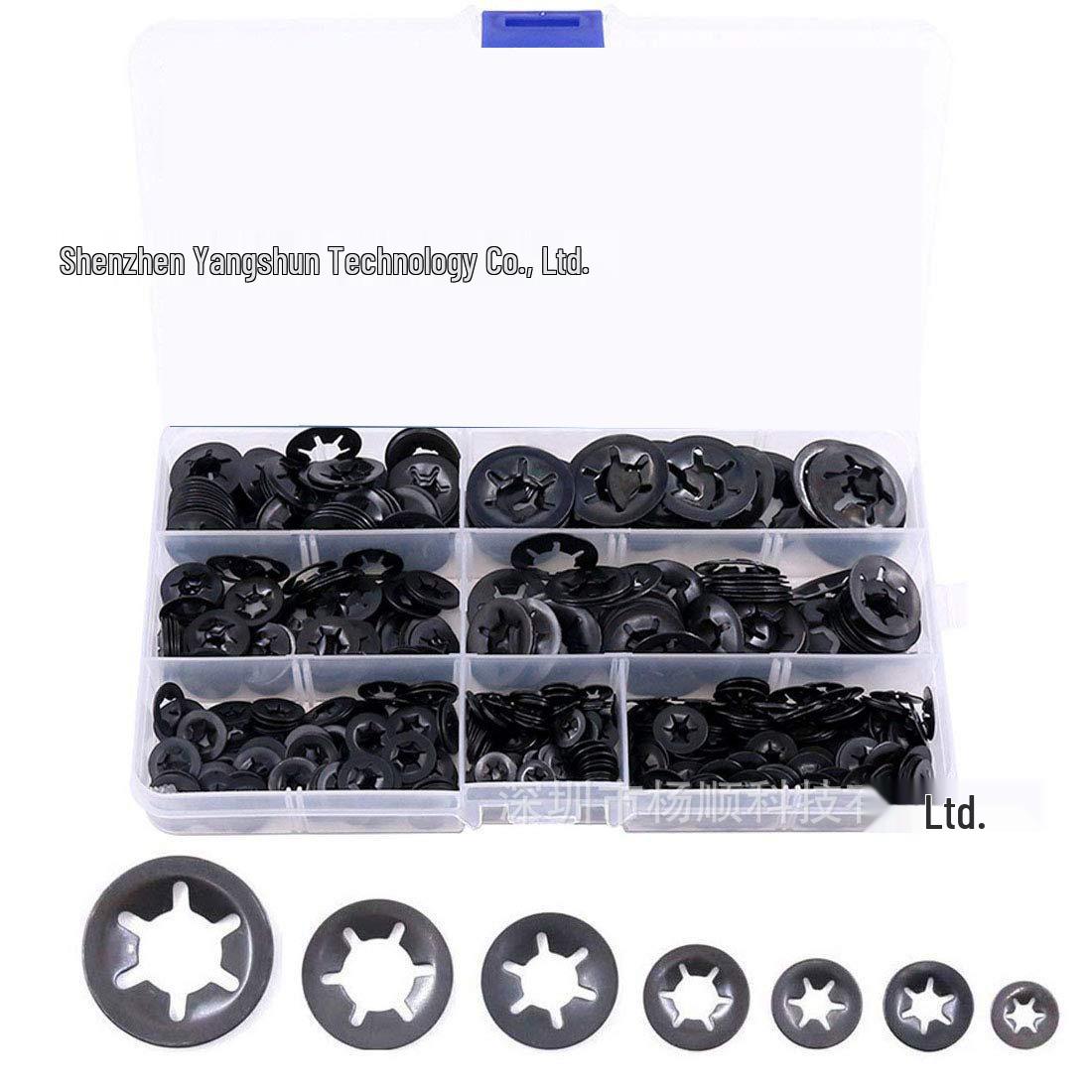 260-Piece Manganese Steel Retaining Ring Set (M3-M12)
260-Piece Manganese Steel Retaining Ring Set (M3-M12)