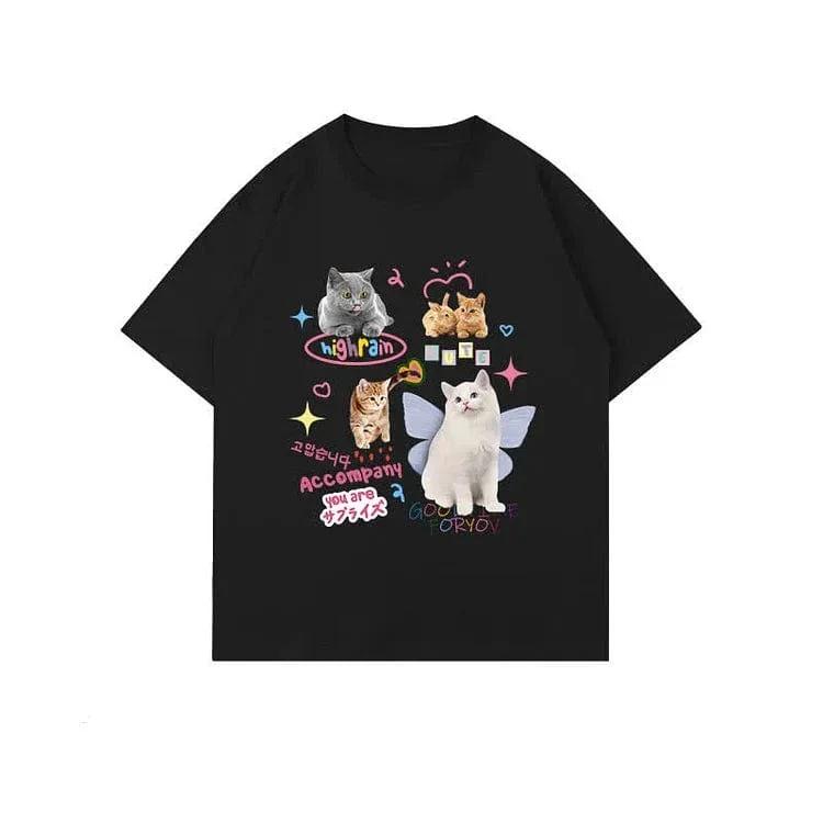 Angel Kitten Adult and Childrens Colorful Graffiti Cotton Tshirt Soft and Super Cute Full of Healing Vibes 4XL
Angel Kitten Adult and Childrens Colorful Graffiti Cotton Tshirt Soft and Super Cute Full of Healing Vibes 4XL