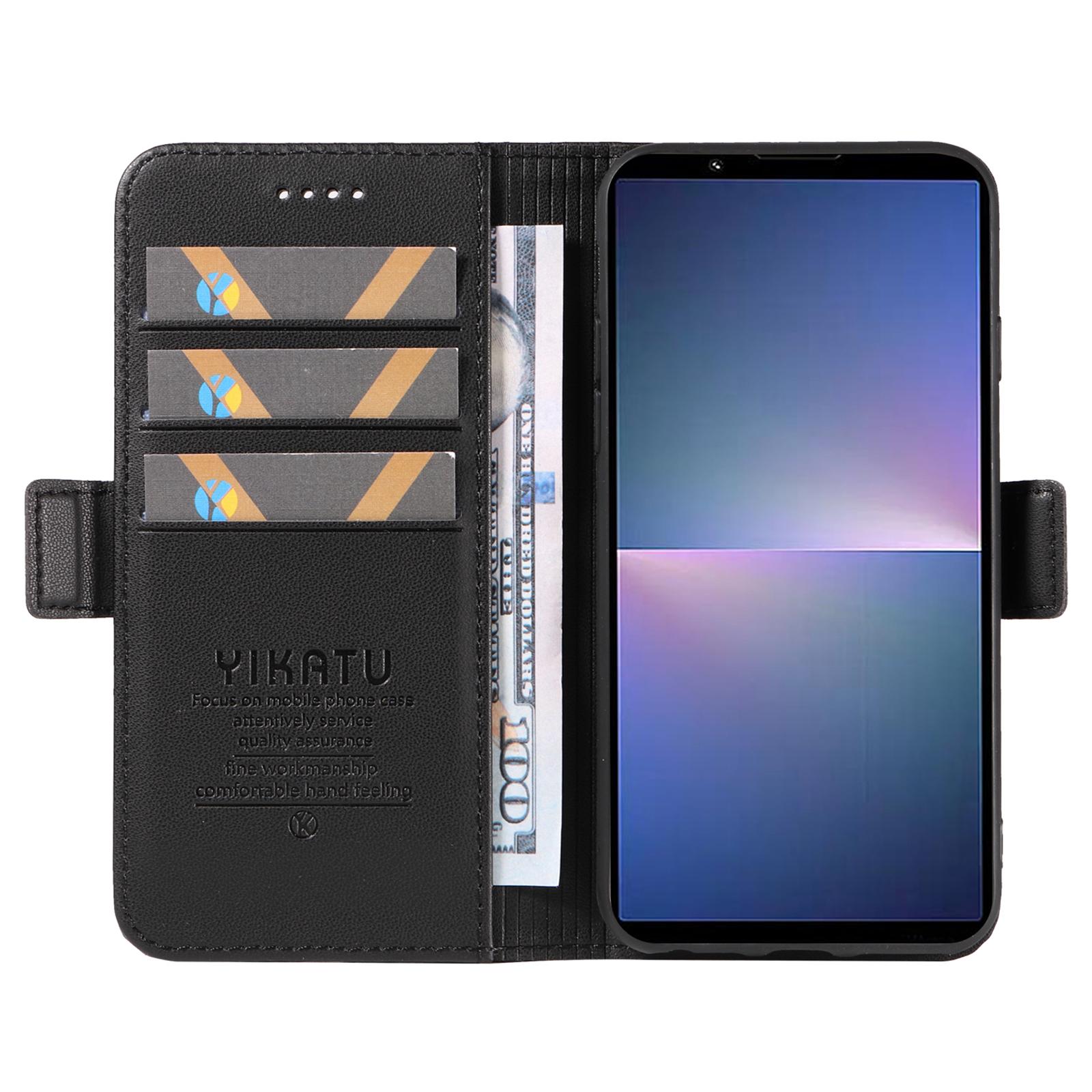 YIKATU YK-003 For Sony Xperia 10 VI Case Wallet Stand Leather Phone Cover Side Buckle Black
YIKATU YK-003 For Sony Xperia 10 VI Case Wallet Stand Leather Phone Cover Side Buckle Black