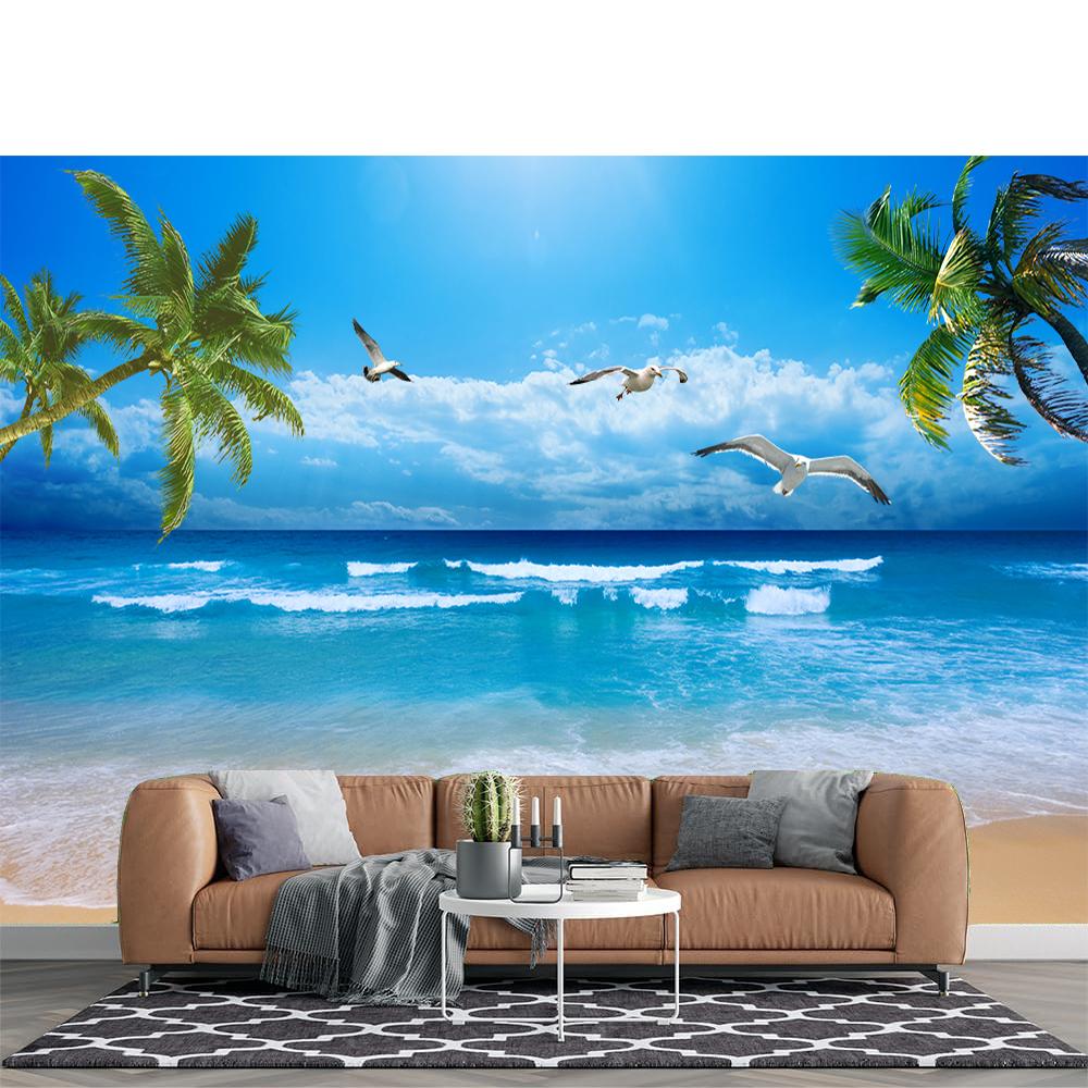 Sea Coconut Tree Wallpaper 3d Beach Wall Mural Living Room Bedroom Ocean Beach Wallpapers Home Decor 200 cm(W) x 140 cm(H)
Sea Coconut Tree Wallpaper 3d Beach Wall Mural Living Room Bedroom Ocean Beach Wallpapers Home Decor 200 cm(W) x 140 cm(H)
