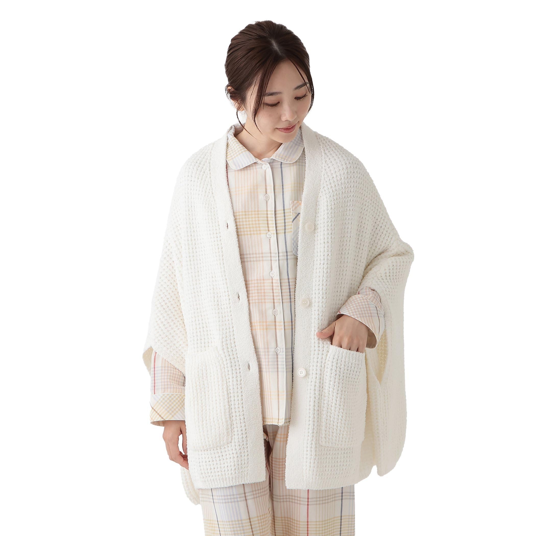 Afternoon Tea Living Waffle Knit Cardigan, White, Pajama/Loungewear Top
Afternoon Tea Living Waffle Knit Cardigan, White, Pajama/Loungewear Top