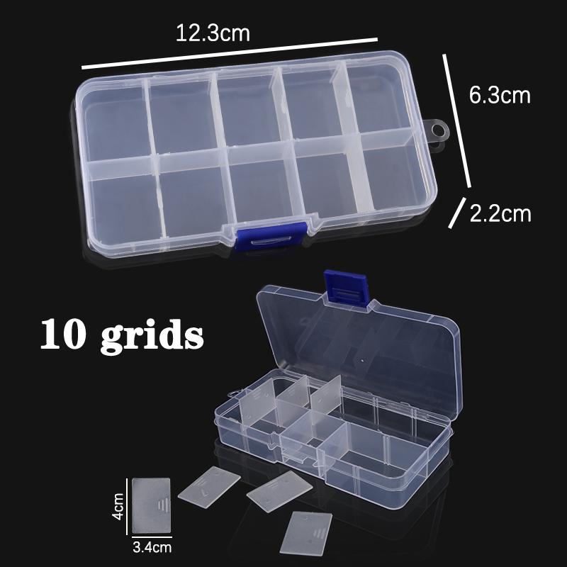 Plastic Jewelry Box 10/15/24 Compartment Slot Organizer Storage Beads Container Adjustable Jewelry Storage Box Rectangle Case
Plastic Jewelry Box 10/15/24 Compartment Slot Organizer Storage Beads Container Adjustable Jewelry Storage Box Rectangle Case