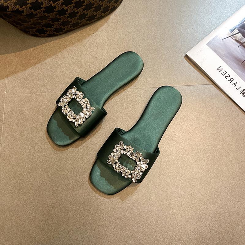 Квадратная пряжка со стразами, крутые шлепанцы женские, носят лето 2025, новая женская обувь, взрывное слово интернет-знаменитости, фея, полушлепанцы 40 зелёный
Квадратная пряжка со стразами, крутые шлепанцы женские, носят лето 2025, новая женская обувь, взрывное слово интернет-знаменитости, фея, полушлепанцы 40 зелёный