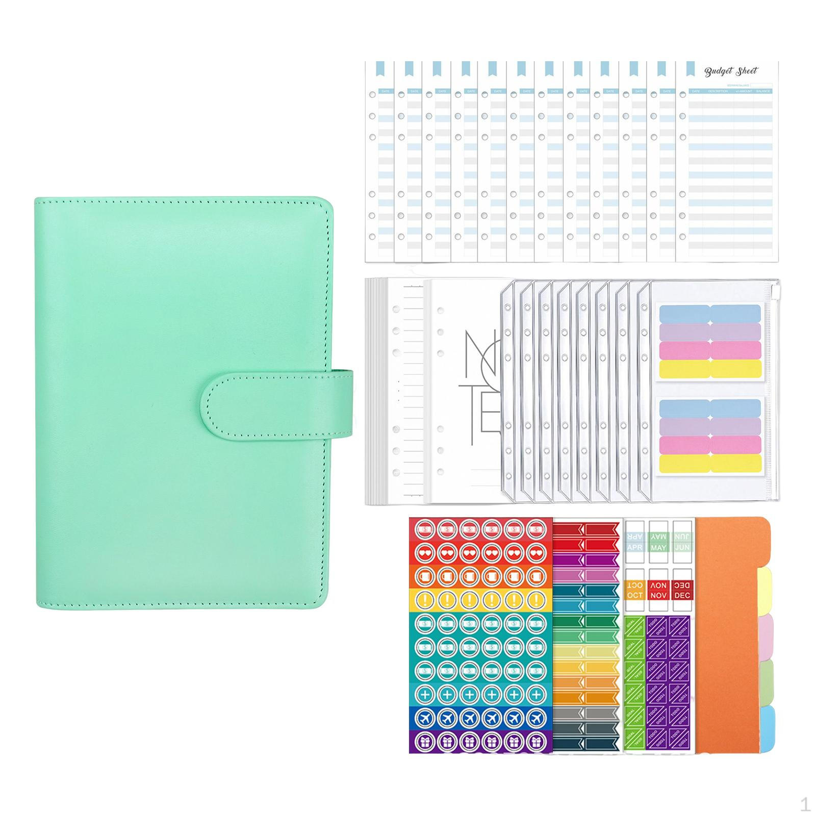 A6 Budget Binder ,Practical ,Durable Material Multifunctional ,Portable PU Leather ,Budget , зелений
A6 Budget Binder ,Practical ,Durable Material Multifunctional ,Portable PU Leather ,Budget , зелений