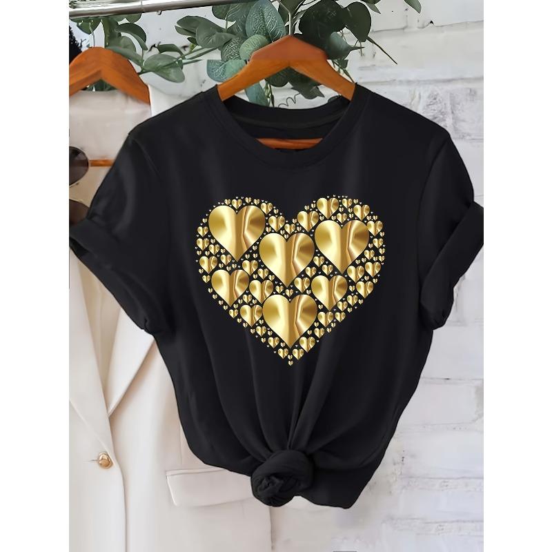 European Size Short-Sleeve T-Shirt - Golden Heart 4XL
European Size Short-Sleeve T-Shirt - Golden Heart 4XL