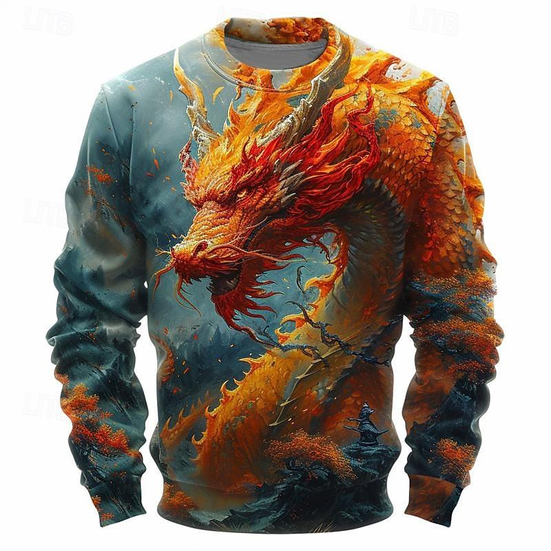 Осень новинка в свитшотах 3D китайский принт толстовки для мужчин модный тренд Harajuku свободный свитер с круглым вырезом забавная одежда 6XL
Осень новинка в свитшотах 3D китайский принт толстовки для мужчин модный тренд Harajuku свободный свитер с круглым вырезом забавная одежда 6XL