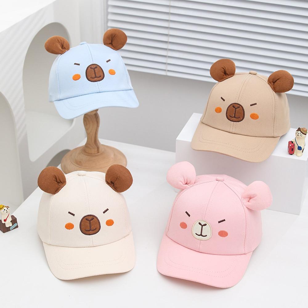 Breathable Capybara Peaked Cap Cotton Baby Sunscreen Hat Fashion Children Baseball Hat Sun Visor хакі
Breathable Capybara Peaked Cap Cotton Baby Sunscreen Hat Fashion Children Baseball Hat Sun Visor хакі