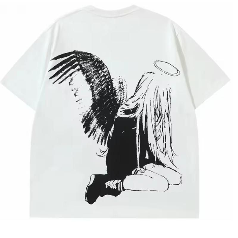Tshirt Streetwear Japanese Harajuku Cartoon Angel Wings Graphic TShirt Summer 2026 HipHop T Shirt Anime Tops Tee Cotton Y2K 4XL
Tshirt Streetwear Japanese Harajuku Cartoon Angel Wings Graphic TShirt Summer 2026 HipHop T Shirt Anime Tops Tee Cotton Y2K 4XL
