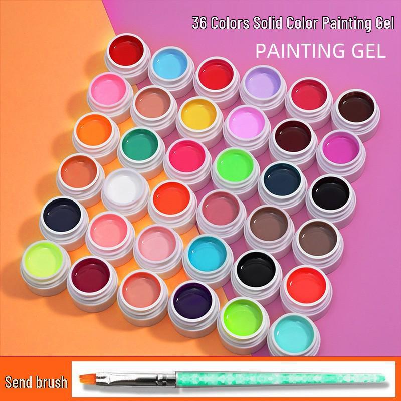 Top-Selling 36-Color Nail Polish Set: Versatile Solid Colors for Nail Art, Gel Nails, and Floral Designs.
Top-Selling 36-Color Nail Polish Set: Versatile Solid Colors for Nail Art, Gel Nails, and Floral Designs.