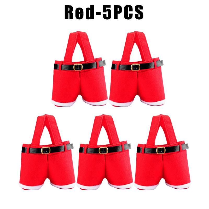 Santa Pants Style Drawstring Gift Bags Christmas Candy Treat Bags Reusable for Holiday Party Favors and Gifts 21x14.5cm
Santa Pants Style Drawstring Gift Bags Christmas Candy Treat Bags Reusable for Holiday Party Favors and Gifts 21x14.5cm