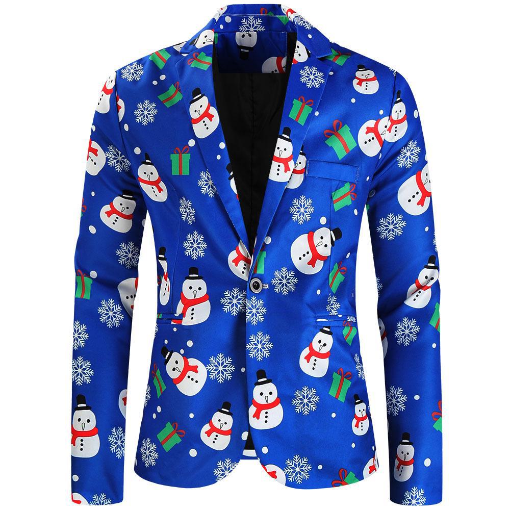 Мужской пиджак с одной пуговицей и крупным рождественским принтом на осень/зиму 2022 г. XXXXL
Мужской пиджак с одной пуговицей и крупным рождественским принтом на осень/зиму 2022 г. XXXXL