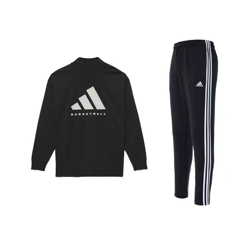 Adidas Футболка с длинным рукавом, полувысокий ворот, свободные простые повседневные спортивные брюки, комплект с капюшоном, мужской комплект, черный IR8489+FK6884 M
Adidas Футболка с длинным рукавом, полувысокий ворот, свободные простые повседневные спортивные брюки, комплект с капюшоном, мужской комплект, черный IR8489+FK6884 M