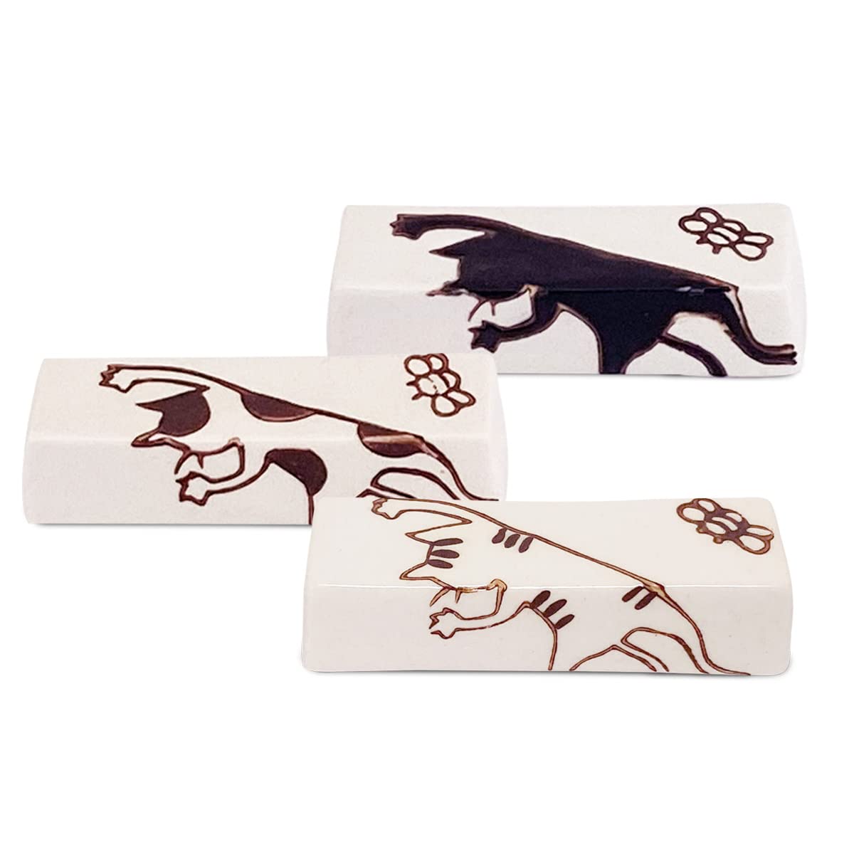Kobo Sho Ko cat chopstick rest set of 3 Tora Hasami ware made in Japan J-kitchens J-kitchens sho~ (Mike Kuro)
Kobo Sho Ko cat chopstick rest set of 3 Tora Hasami ware made in Japan J-kitchens J-kitchens sho~ (Mike Kuro)